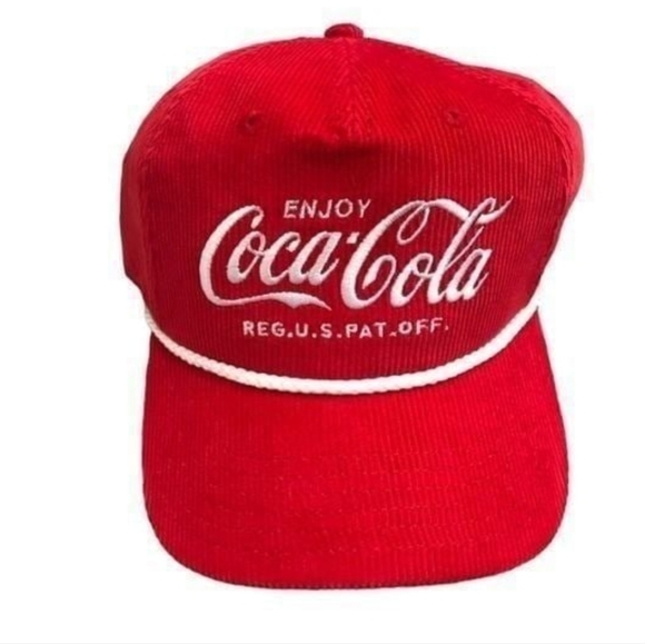 Coca Cola Other - NWT Unisex Coca-Cola MAD Engine Corduroy Snapback Cap